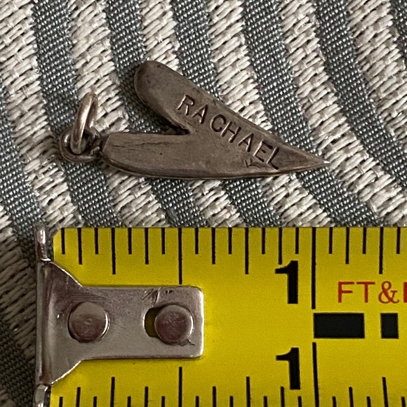 S/S heart “Rachel” charm - Picture 3 of 3